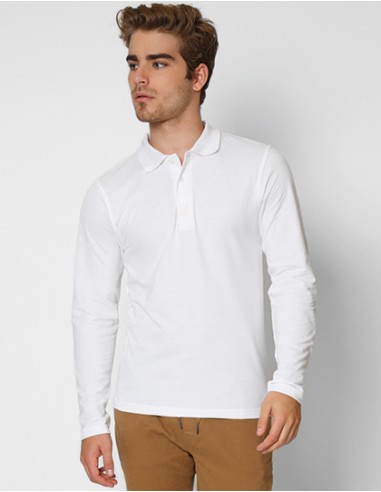 NAH-K7LongMen-Mens Polo Long Sleeve
